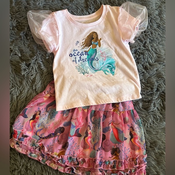 The Little Mermaid Toddler Outfit - Picture 1 of 8